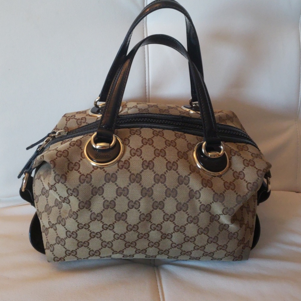 Authentic Gucci satchel handbag